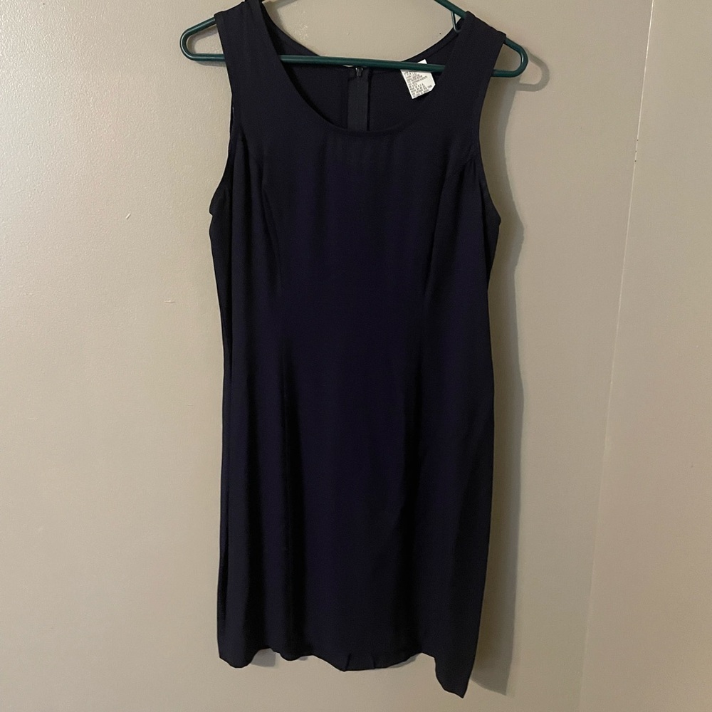 Vintage Navy Sleeveless Dress
